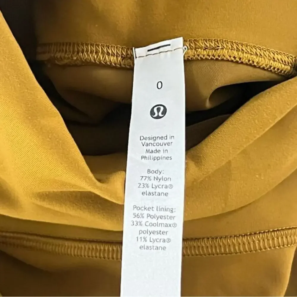Lululemon‎ Gold Spice Wunder Train High-Rise Short 6